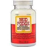 Mod Podge, Crystal Clear Gloss Glue, Sealer, and Finish, 8 fl oz