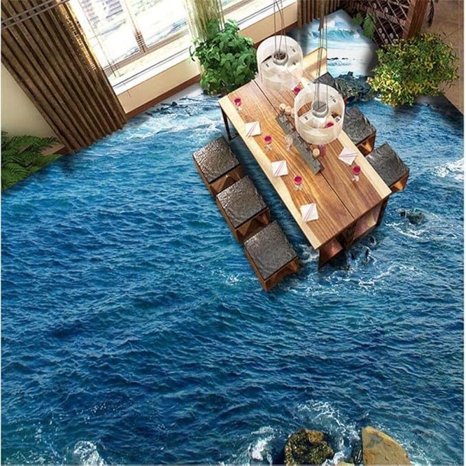 Gemälde Hd Blue Coral Reef Landschaft Wasserdichte Badezimmer Küche