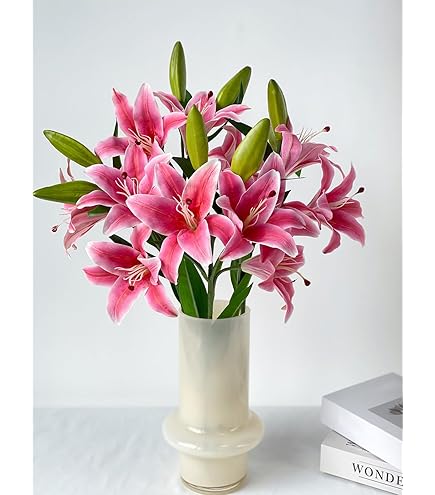 Amazon.com: Sunnyskar Artificial Lillies Lily Flower Buh Best
