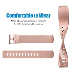 AK Soft TPU Wristbands Compatible with Fitbit