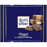Ritter Sport Nugat (3 Bars each 100g) - fresh from Germany