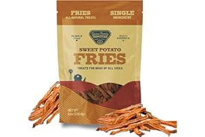 Gaines Family Farmstead Sweet Potato Fries, Single Ingredient Dog Treats for All Ages & Breeds, Nutrient-Rich, Grain-Free, Ra