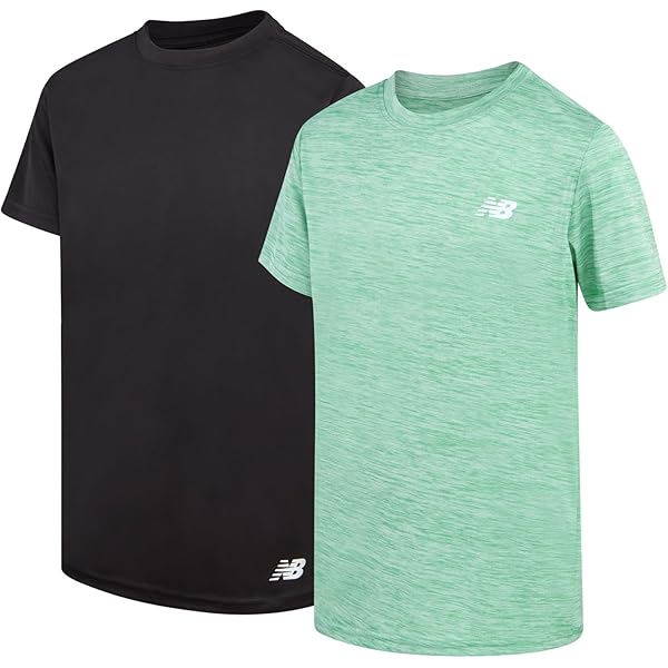 Amazon.com: New Balance Boys Tshirts - 2 Pack Crewneck Short