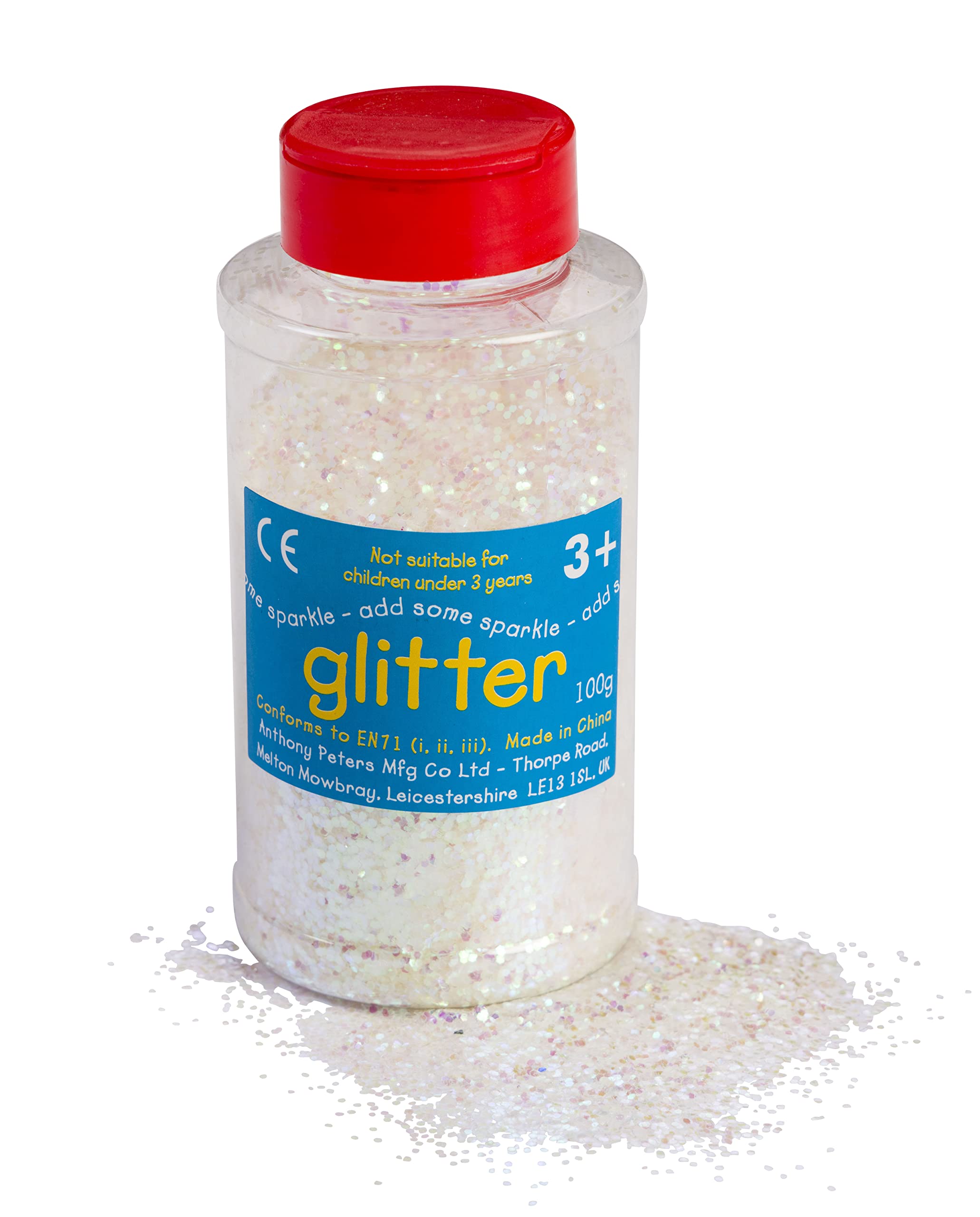 Glitter | 100 Gram tub | Shaker lid for Easy Pouring | Arts and Crafts | Glitter Art | Pearl