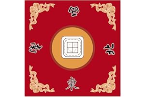 Mahjong Table Mat, Thickened Plush Mah Jongg Mats, Table Cover for Mahjong, Poker, Card Games, Board Games, Tile Game, and Do