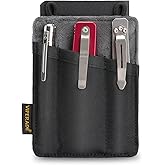 VIPERADE Slim EDC Pouch for Men, Pocket Organizer Pouch with Pen Holder, Small Tool Pouches for EDC Multitools Pocket Knife Flashlight