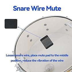 EASTROCK Drum Mute Pads Set 5 Pieces Foam Drum