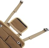 BROLEO Tool Roll Up Bag Organizer Khaki Oxford Cloth Separate Pockets Durable view 8