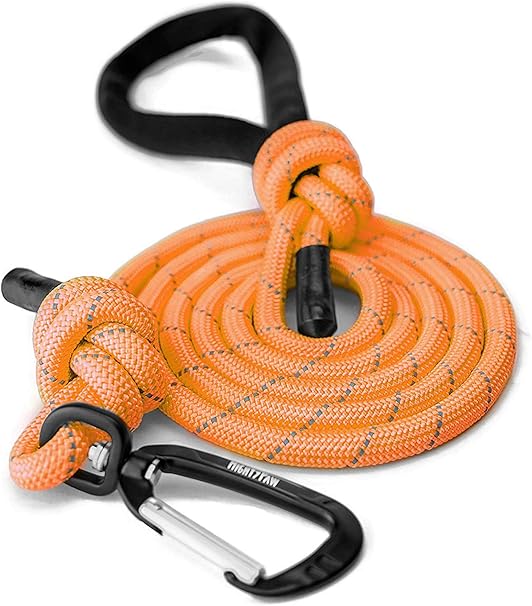 rope dog leash with carabiner
