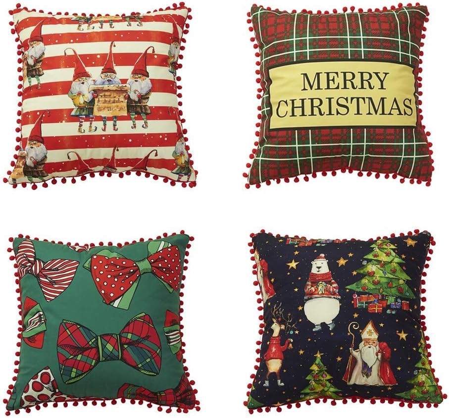 Weihnachten Thema Throw Kissenbezüge, Soft Cute Xmas dekorative