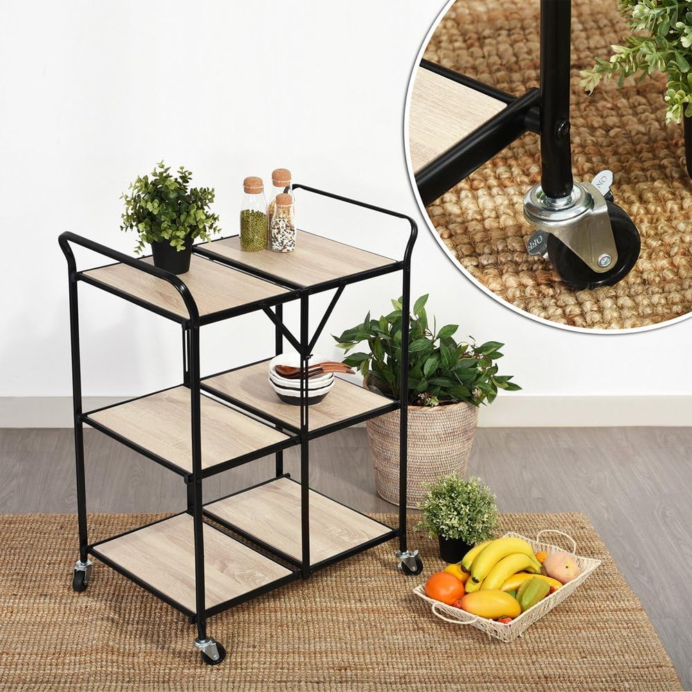 EARLYBIRD SAVINGS Kitchen Cart Kitchen Trolley Kitchen Steel Storage