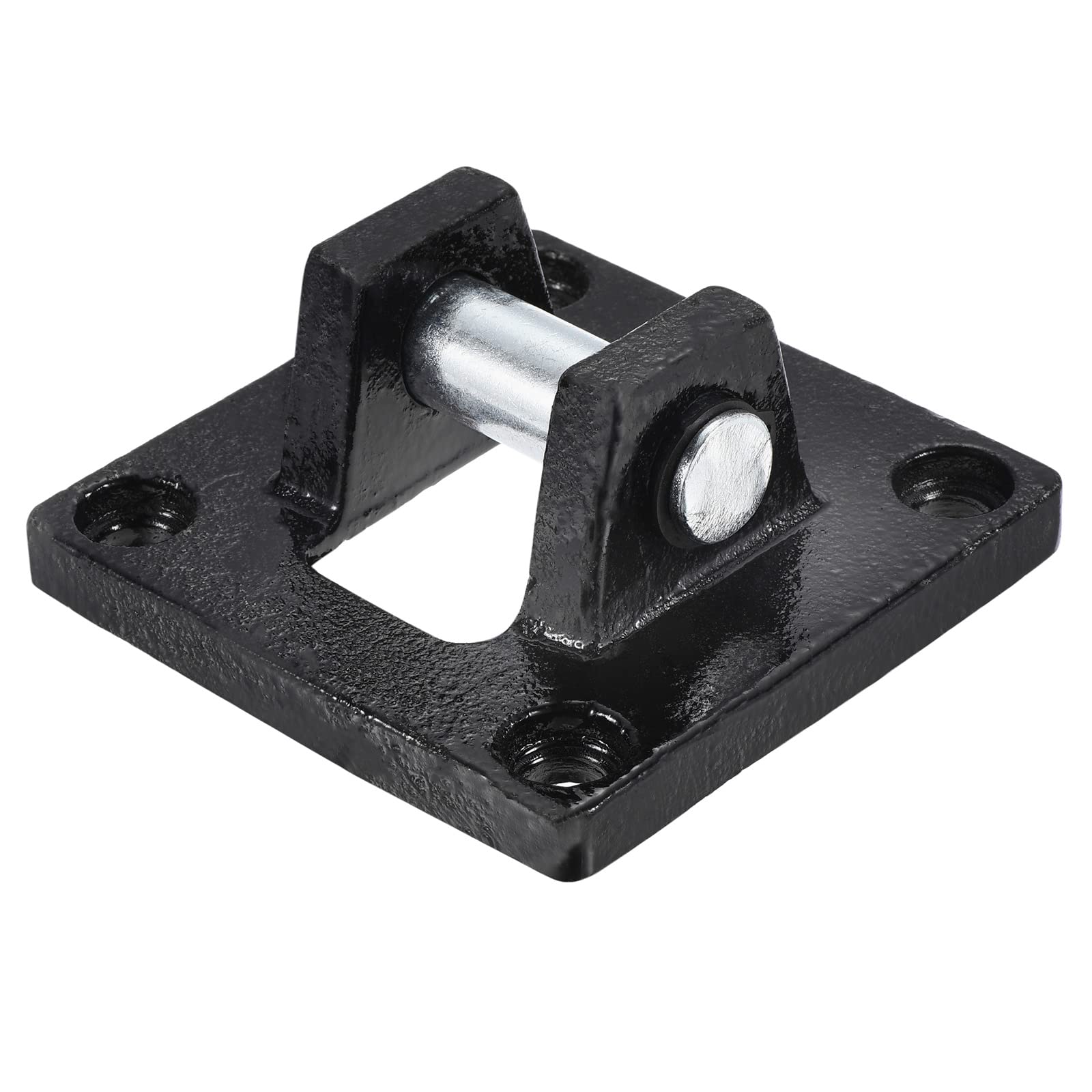 PATIKIL 110x110x50mm Air Cylinder Pneumatic Rod Pivot Clevis Mounting Bracket Rear Mount Part, Black
