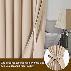 Hiasan Sliding Patio Door Blackout Curtains,1 Panel