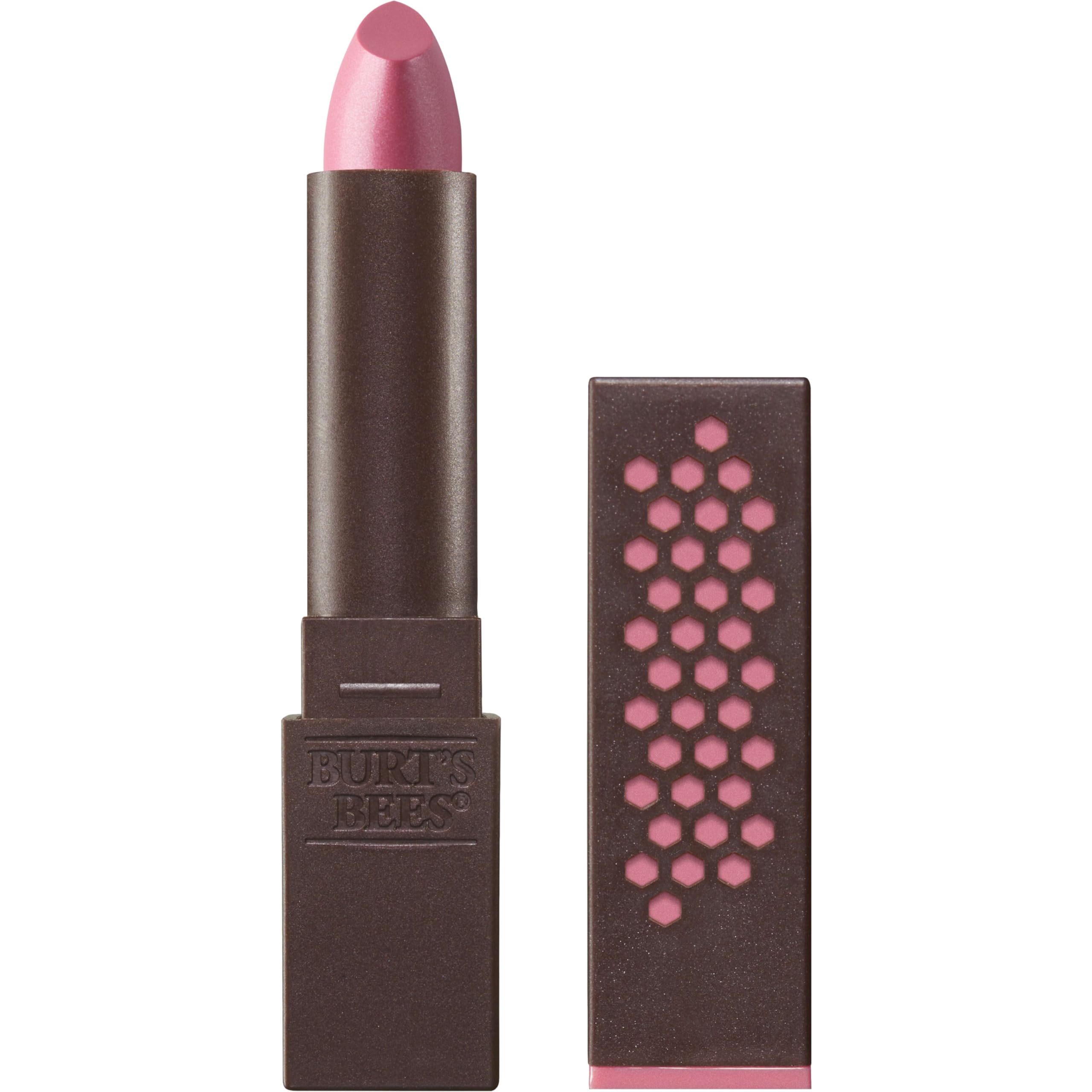 Burt's Bees 100 percent Natural Glossy Lipstick, Rose Falls