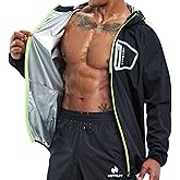 HOTSUIT Sauna Suit Men Anti Rip Boxing Sweat Suits Exercise Workout Jacket