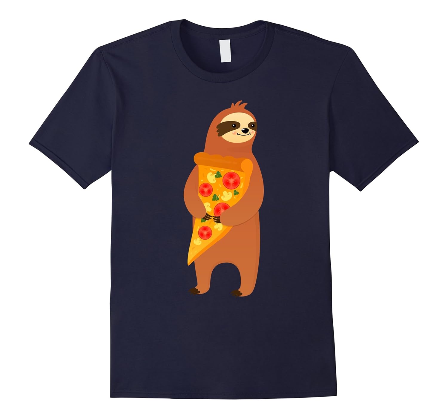 SLoth With Pizza Slice T-Shirt-ANZ