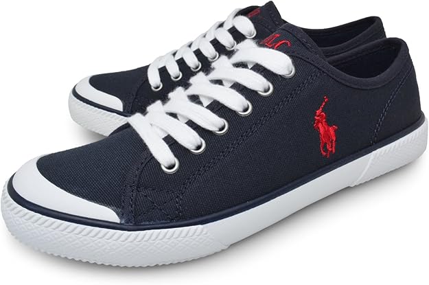 Amazon ポロ ラルフローレン Chaz ローカットスニーカー レディース ネイビー Us4 0 23 0cm Polo Ralph Lauren ポロラルフローレン シューズ バッグ