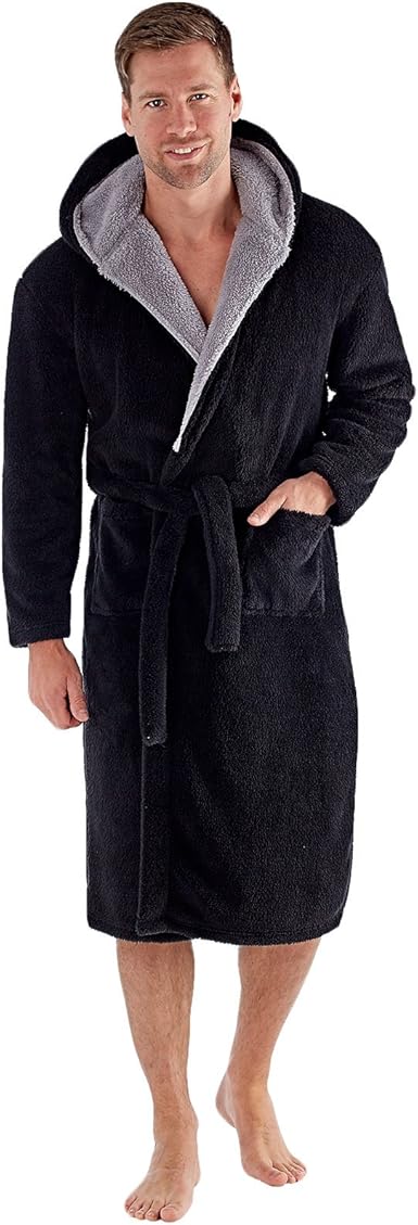 mens warm dressing gowns uk