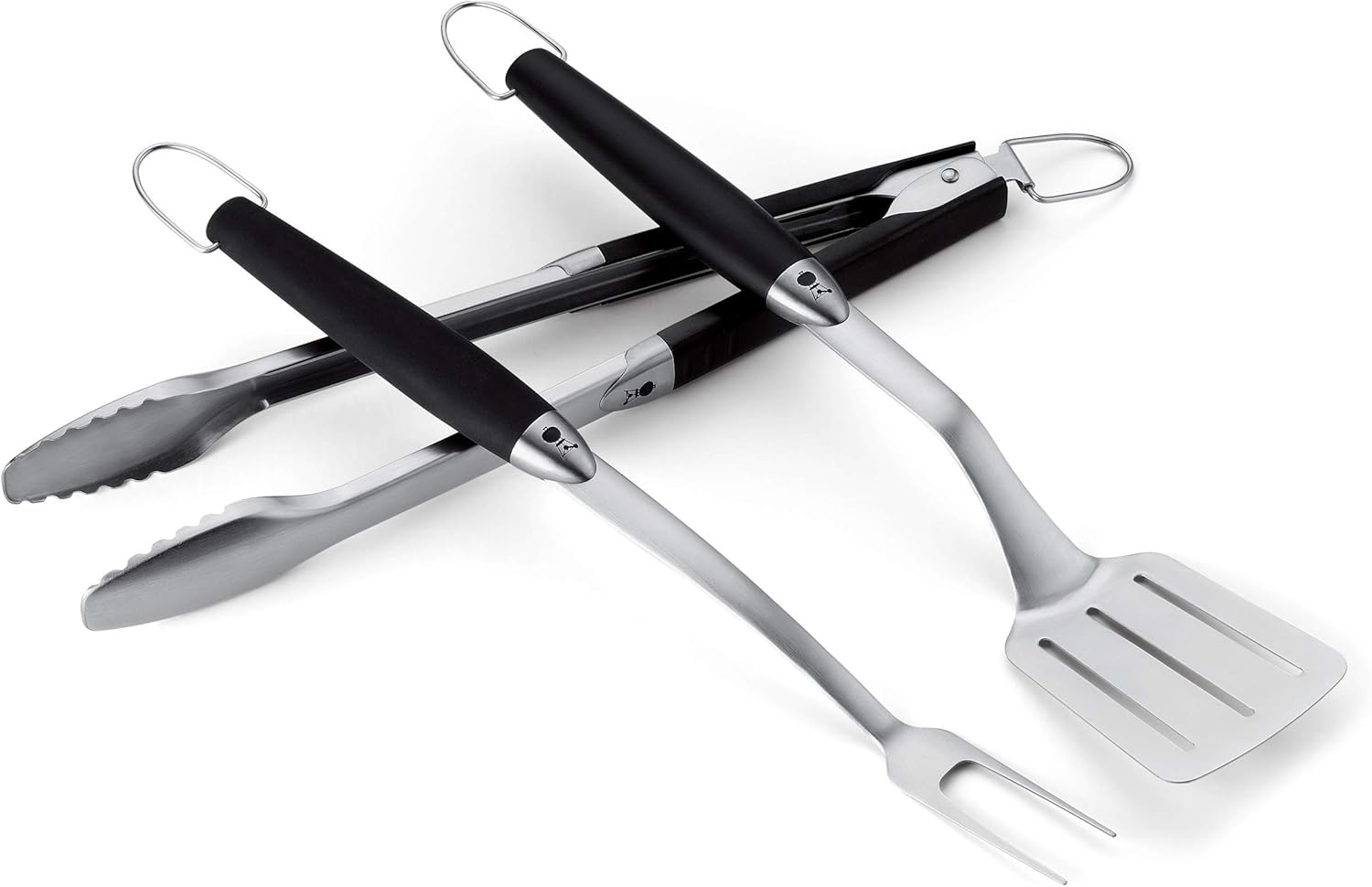 Weber 6630 3Pc Ss Tool Set, 3-Piece : Barbecue Tool Sets : Garden & Outdoor