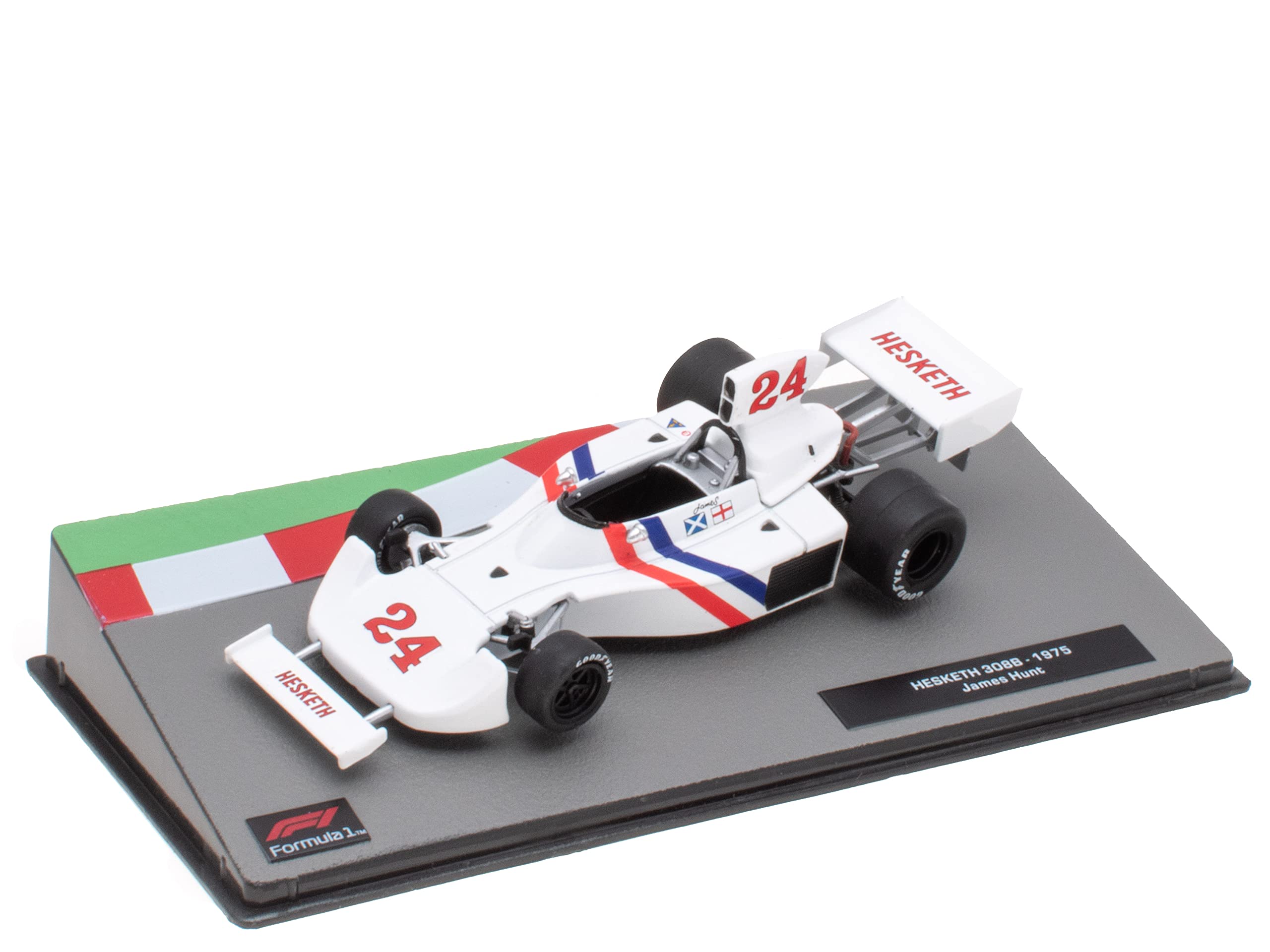 OPO 10 - Miniature car Formula 1 1/43 compatible with HESKETH 308B - James Hunt - 1975 - F1 FD042
