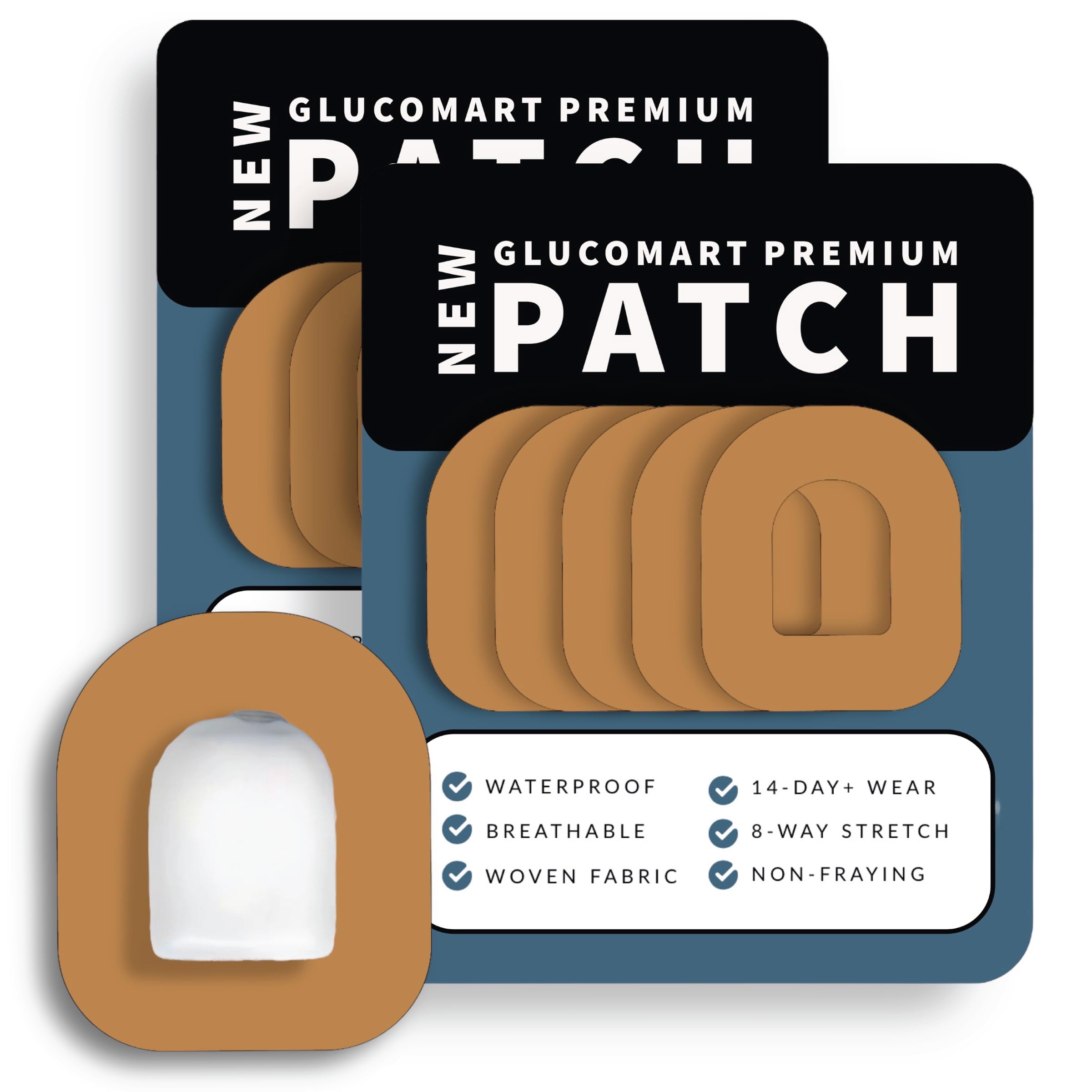 thumbnail image 2 of YOUSHARES Dexcom G7 Adhesive Patches 20 Packs - Waterproof Dexcom... 2 of 13