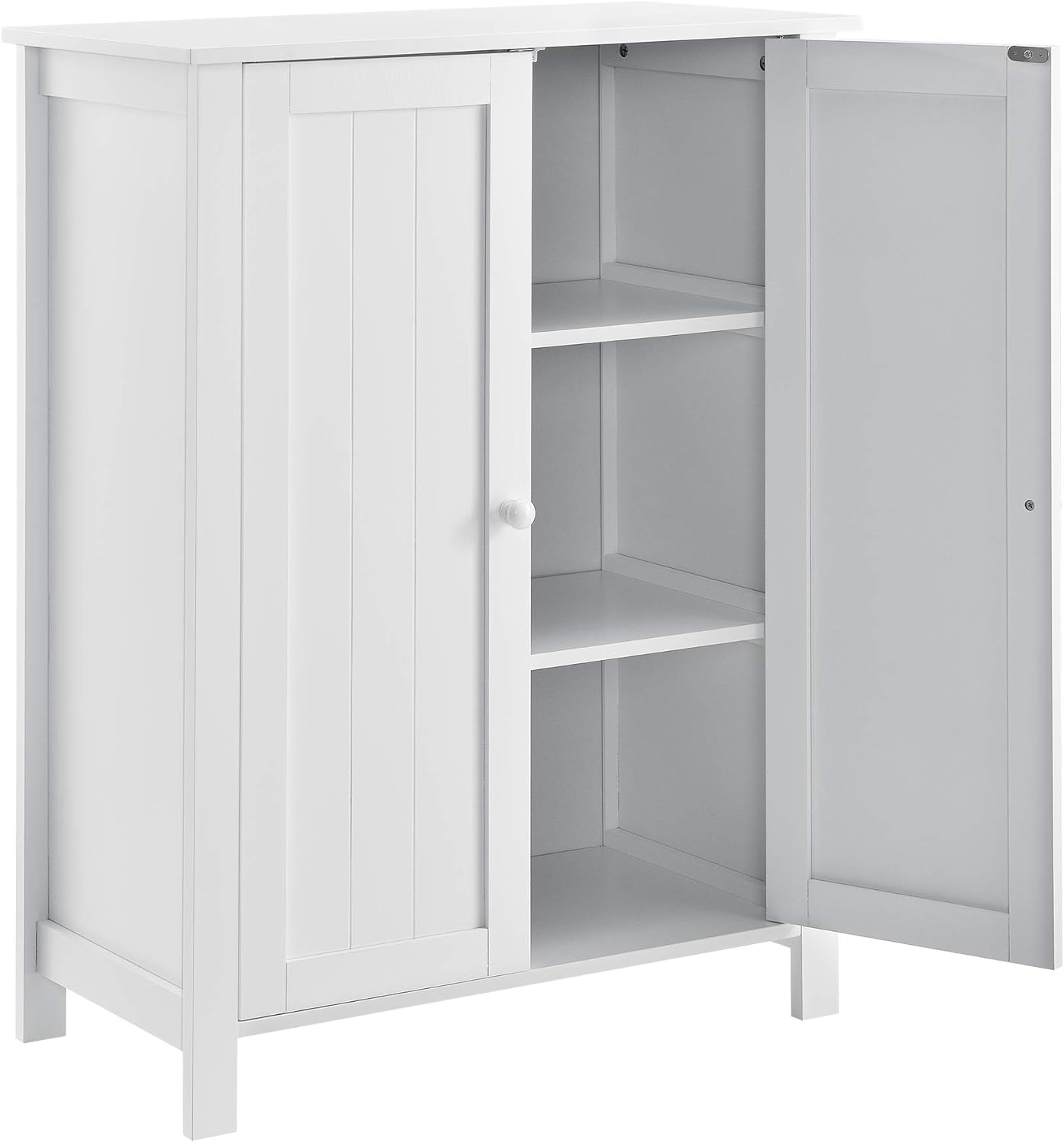 [en.casa] Armoire de Salle de Bain Meuble de Rangement 3 étagères 2