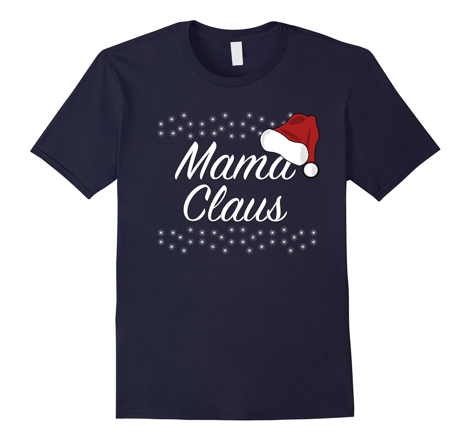 Matching Family Christmas Shirts Mama Claus Shirt for Women-Rose