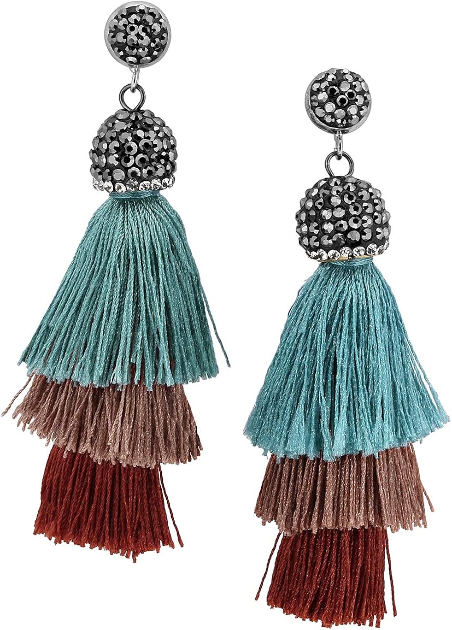 Handgefertigte Quasten-Ohrringe - Vintage Perlen Ohrhänger Für Frauen