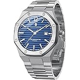 SAPPHERO Mens Watch Mechanical Automatic Watches for Man Date Luxury Analog 50 Meter Waterproof Business Sports Stainless Steel Strap Gifts