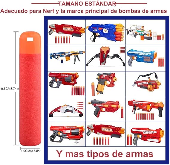 tipos de dardos nerf