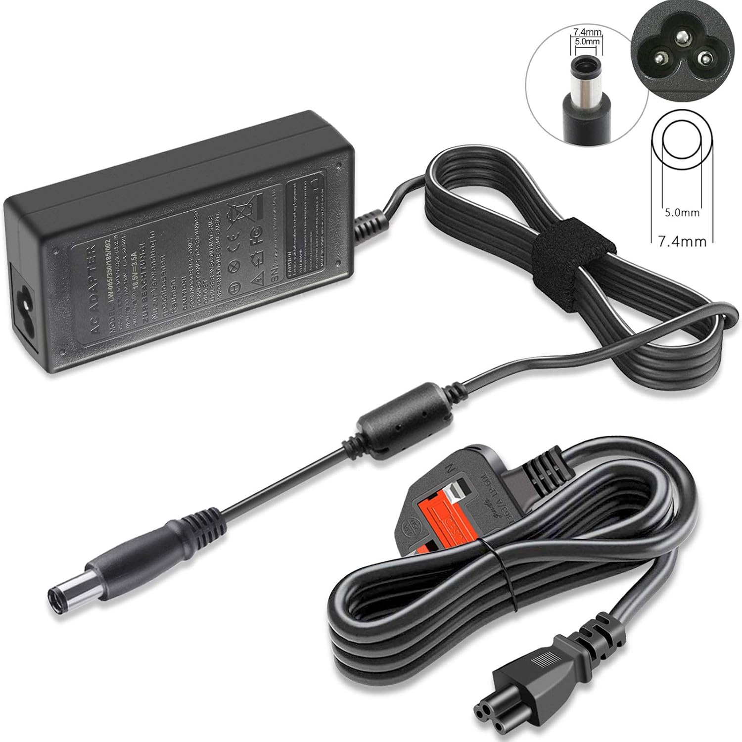 ARyee 65W Laptop Charger Compatible with HP Elitebook 8470p 8460p 840-G1 840-G2 Series - Image 5
