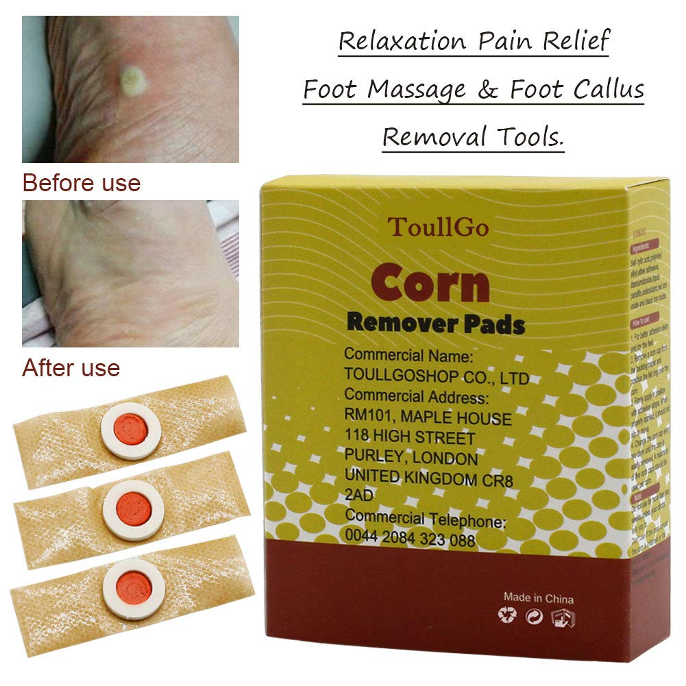 Corn Remover Pads, Corn Removal, Corn Remover, Corn Wart Remover, Corn Callus Remover, It is a Better Solution for People Who Suffer The Pain of Corn, 12Pcs/Box : Beauty