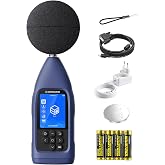 CRY2832-2 Lite Professional Data Logging Sound Level Meter, Leq/Lpeak | Data Export, Long-Term Monitoring, Desktop Analysis, A/C/Z Weighting, F/S/I Weighting, USB/RS232 Connectivity