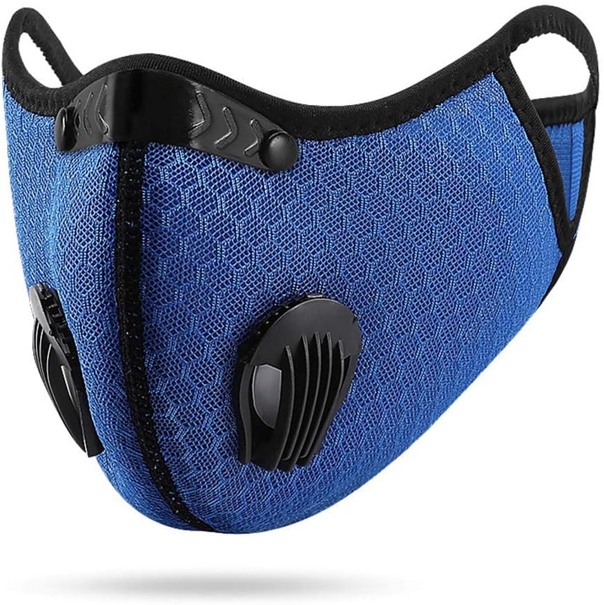 Reusable Dustproof M-as-k with Exhalation Valve,Air Purifying M as k, Dust M as k PM2.5 Windproof Foggy Haze Pollution Respirator (Style-05)