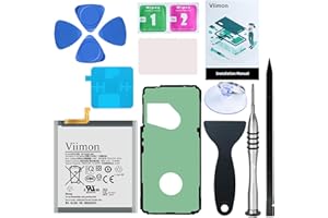 Viimon S21 Battery Replacement Kits Compatible with Samsung Galaxy S21 SM-G991U All Models with Adhesive, Installation Manual and Repair Tool Kits