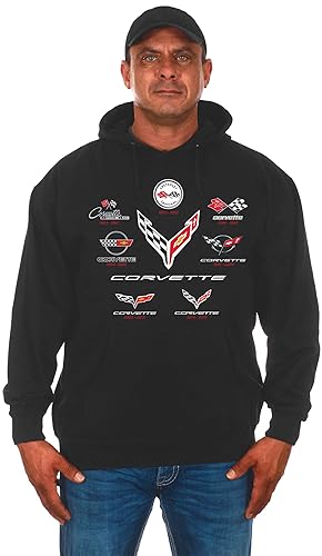 JH DESIGN GROUP Mens Chevy Corvette C8 C7 C6 C5 C4 C3 C2 C1