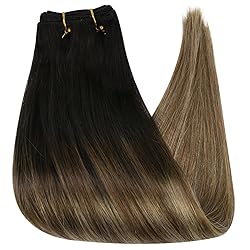 Full Shine Straight Hair Extensions Sew In Weft