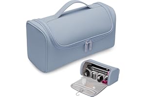 Linpr Hair Dryer Travel Case, Portable Hairdryer Storage Bag with Hanging Hook, Waterproof Hair Dryers Organizer Bags