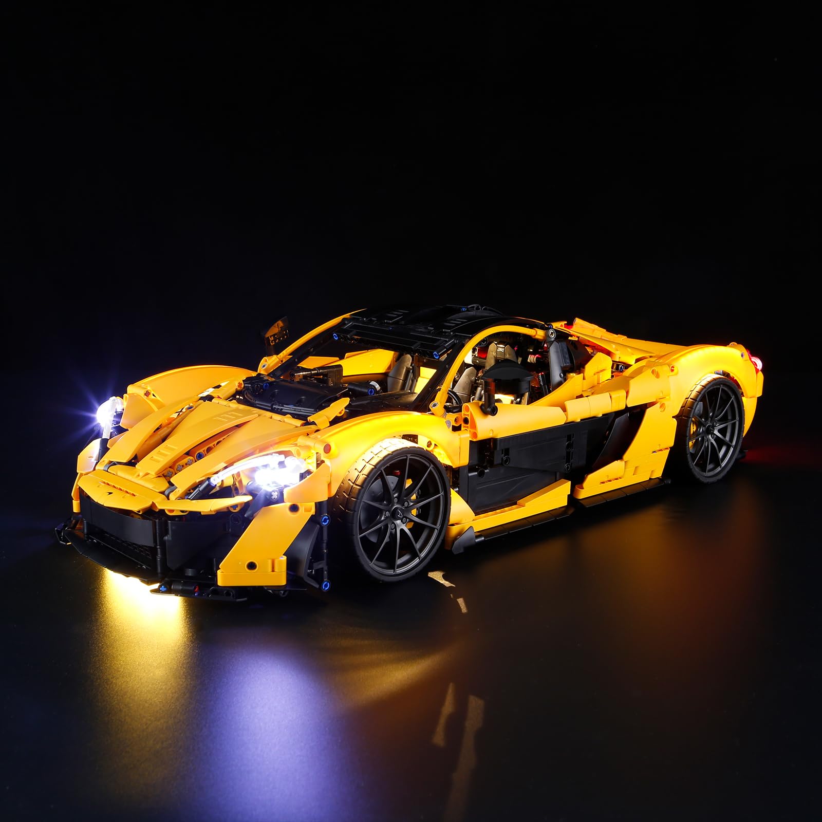 YEABRICKS LED Light for 42172 Technic McLaren P1 Building Blocks Model (Building Set NOT Included)