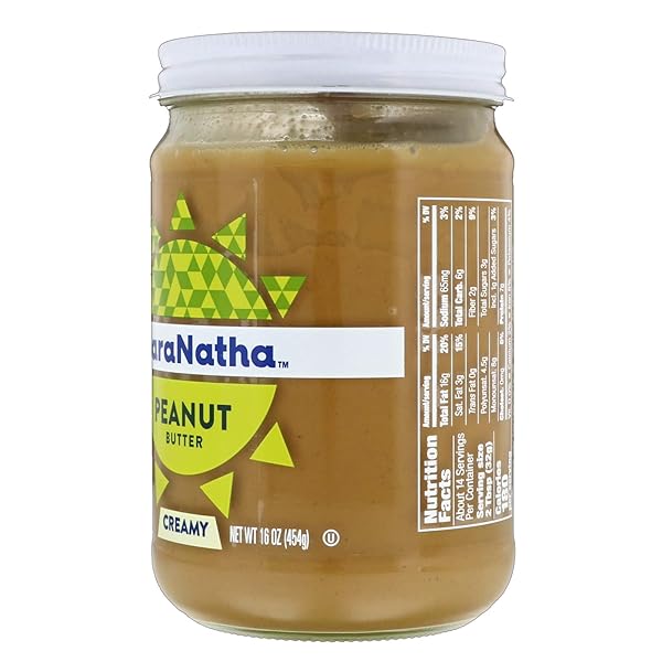 MARANATHA NATURAL CREAMY PEANUT BUTTER SPREAD, NO STIR, 16 OUNCE JAR