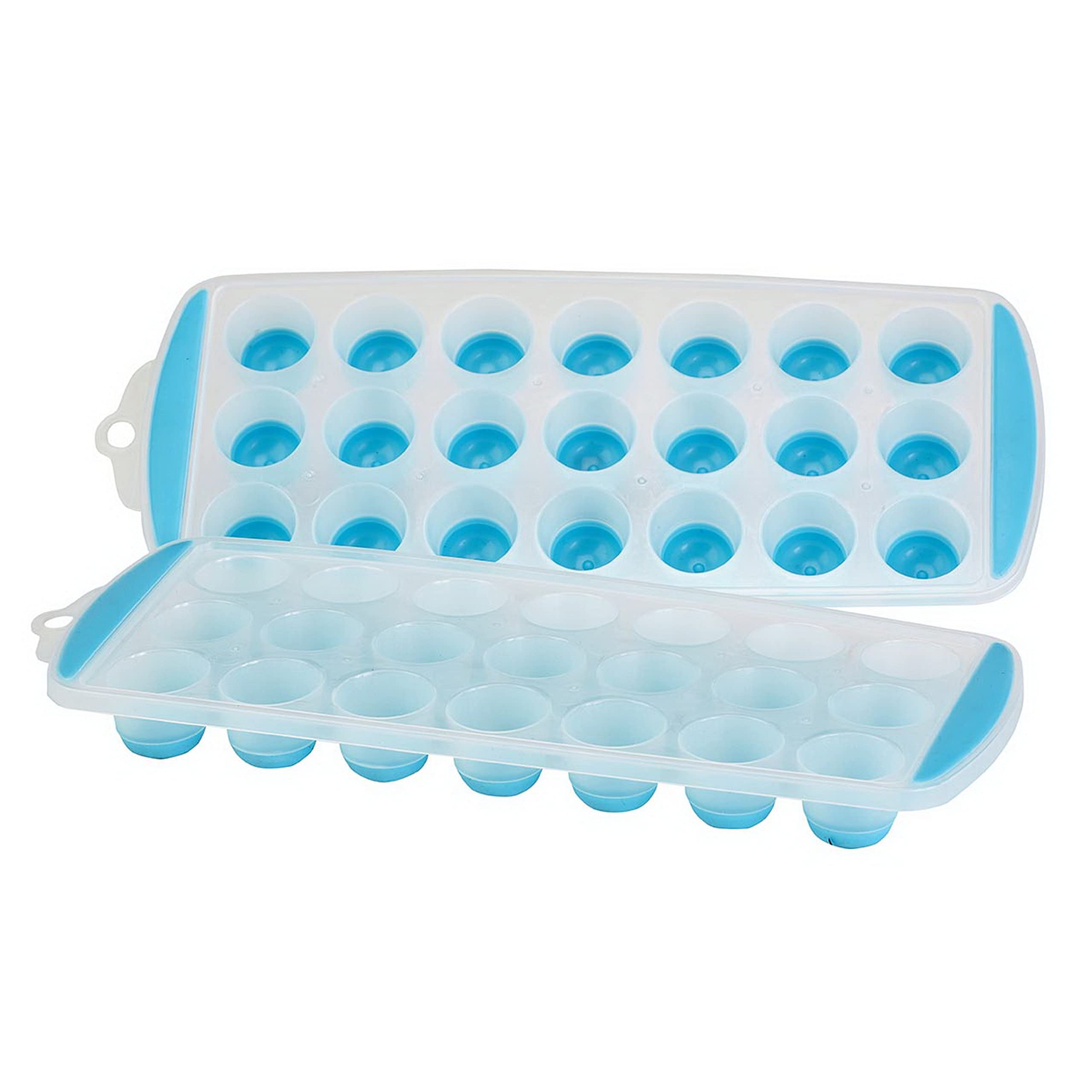Kitchen Details Pop Out Mini Ice Cube Tray, 2-Pack, Colors May Vary