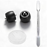 OKQX 2 Pack Front Caster Wheel Compatible with Shark Robot Replacement for AV/RV/UR/QR Series, Replacement Parts with Disassembly Tool