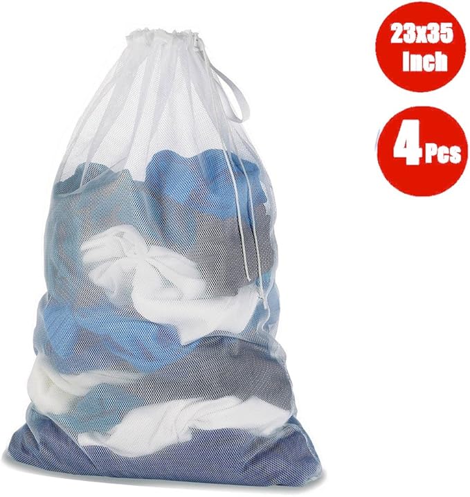 Sac Filet Pour Ballon DoGeek - Grand Sac En Maille Nylon Réutilisable, 55cm, Pour Basket, Foot, Volley