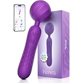 Toendi Dual-Ended Mini Handheld Massager Personal Massagers Woman | Quiet Massage Tools Soft Silicone with 10+10 Dual Modes &amp; 360&deg; Flexible Head, Light Muscle Stimulator for Neck Hand Back
