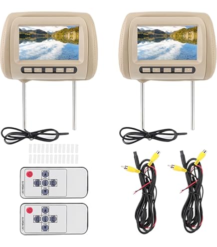 (未使用･未開封品)　Absolute DPH-980PKGG 9.5-Inch Headrest Pillow Monitor with DVD Player USB/SD/MMC Ready Pair (Grey) by Absolute p1m72rm Amazon.com: Absolute DPH-980PKGG 9.5-Inch Headrest Pillow