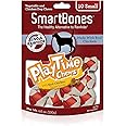SmartBones PlayTime Chews, Rawhide Free Dog Chews, Treats for Dogs Made With Real Chicken, 10 Count Small