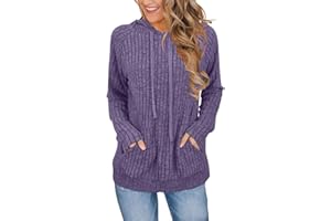 JomeDesign Sweaters for Women Long Sleeve Shirts Fashion Hoodies Pullover Sweatshirts Loose Casual Fall Tops
