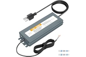 Arkare 12V LED Power Supply 100W AC 110-240V to DC 12V 8.3A LED Driver Extra Long 10.8FT 110V to 12V Converter with Plug Constant Voltage Output 12V LED Transformer Waterproof for LED Light String