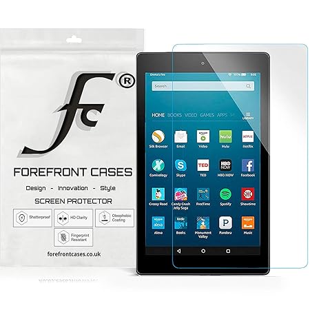 Forefront Cases® Displayschutzfolie Fire HD 8 (8-Zoll-Tablet, 7. Generation - 2017) / Amazon Fire HD 8-Tablet, 20,3 cm (8 Zol
