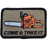 2"x3" Chainsaw Tactical Patch - Come and Take It - Coyote